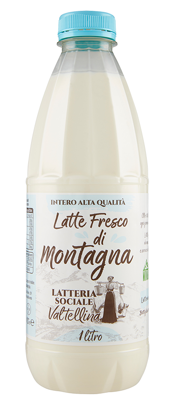 latte di montagna intero di Valtellina
