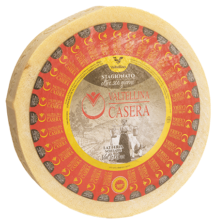 Valtellina Casera DOP oltre 300 giorni: gusto deciso e gustoso