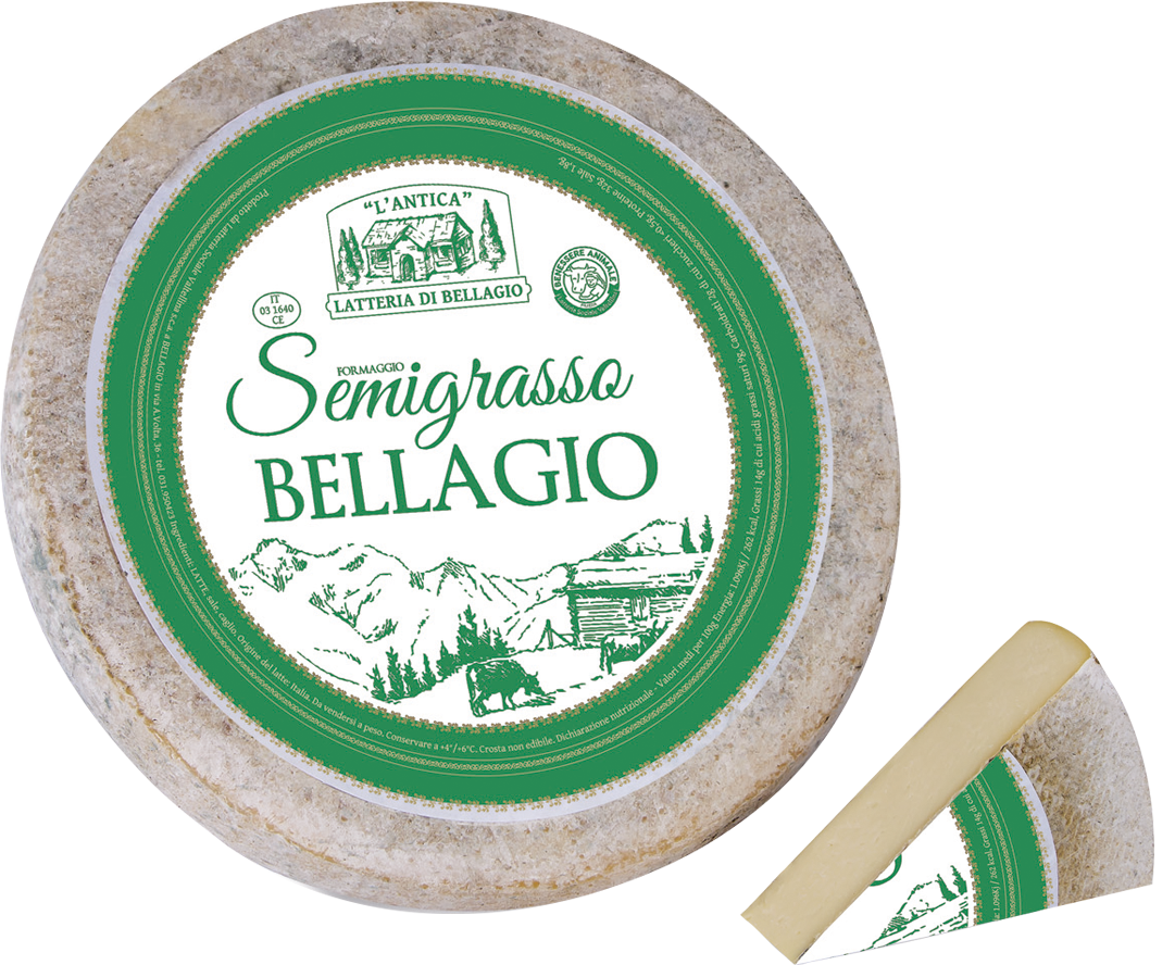 Semigrasso Bellagio: formaggio semiduro