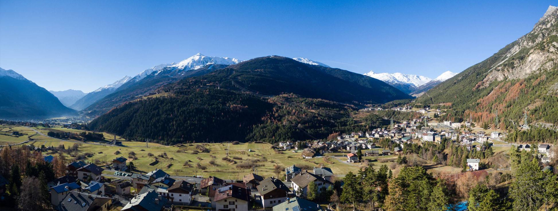 panoramica della Valtellina