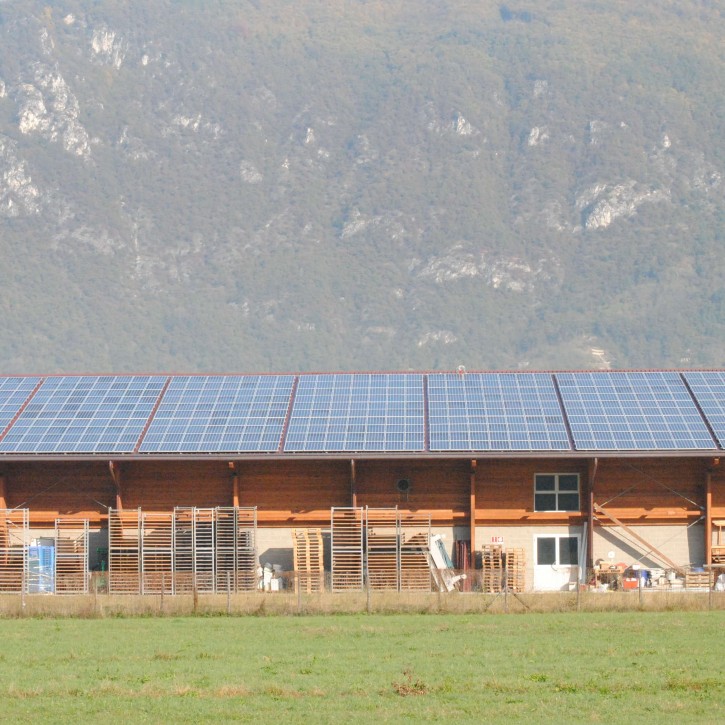 Nuovo impianto fotovoltaico della Latteria Valtellinese